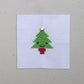 Kawaii Christmas Tree  Cross Stitch Kit In A Matchbox