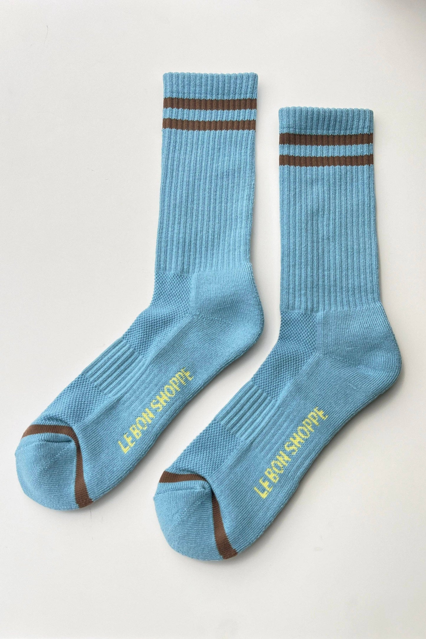Le Bon Shoppe Powder Blue Extended Boyfriend Socks