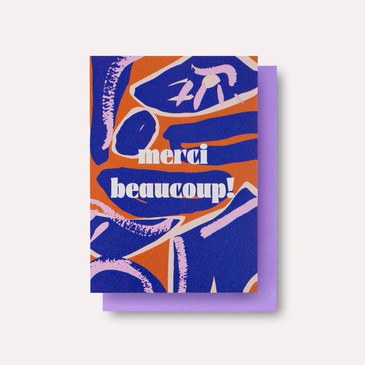 Capri Merci Beaucoup Card