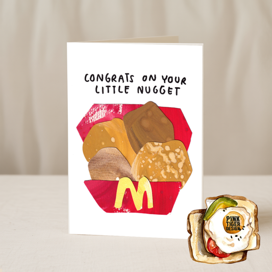 Congrats On Your Little Nugget Greeting Card