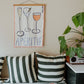 Aperitifs Tea Towel