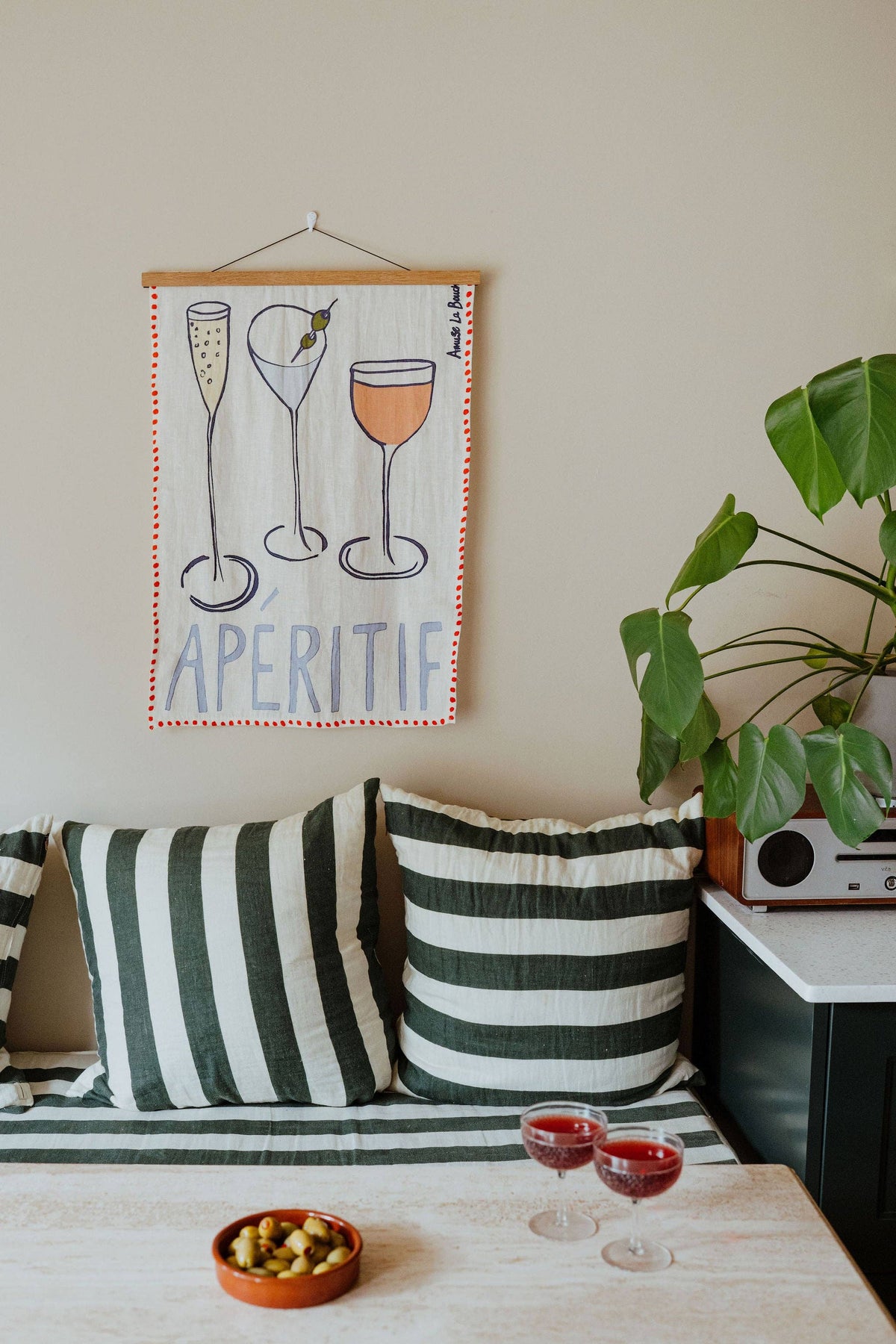 Aperitifs Tea Towel