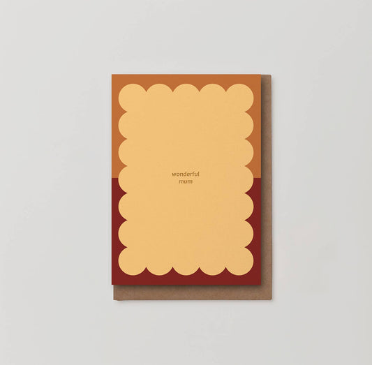 Wonderful Mum Foiled Greeting Card