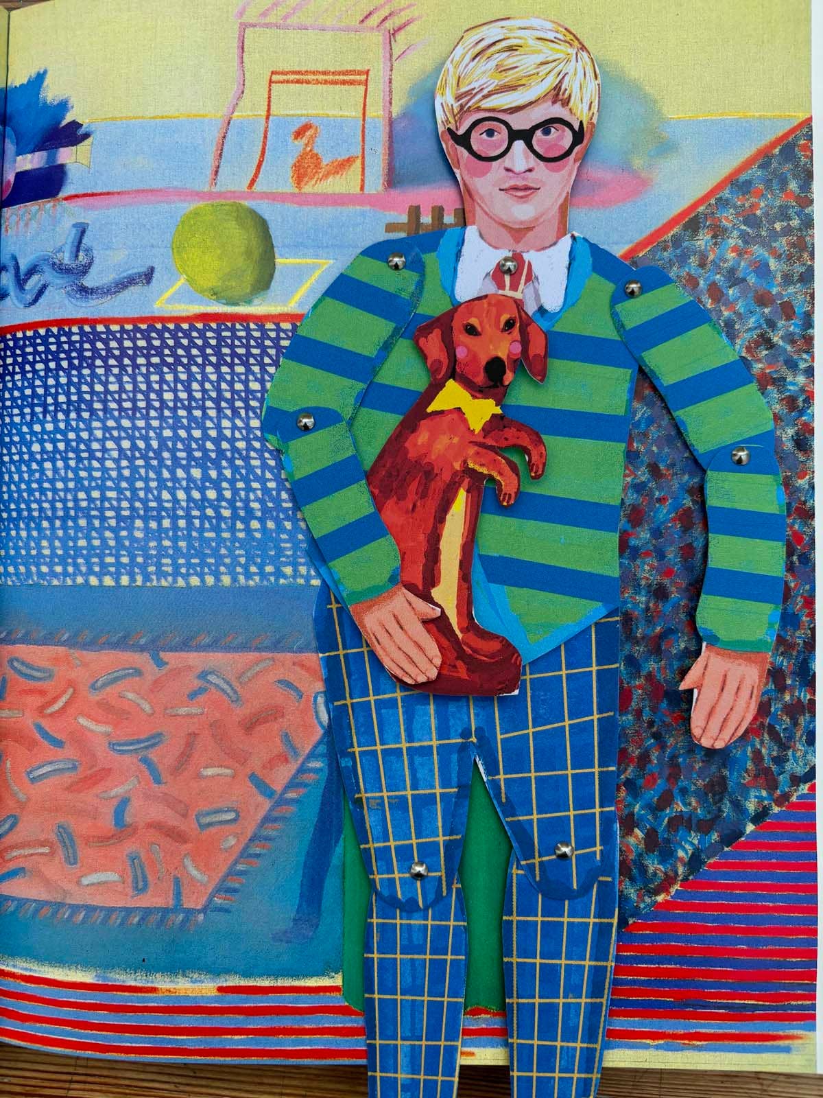 David Hockney Cut and Make Puppet