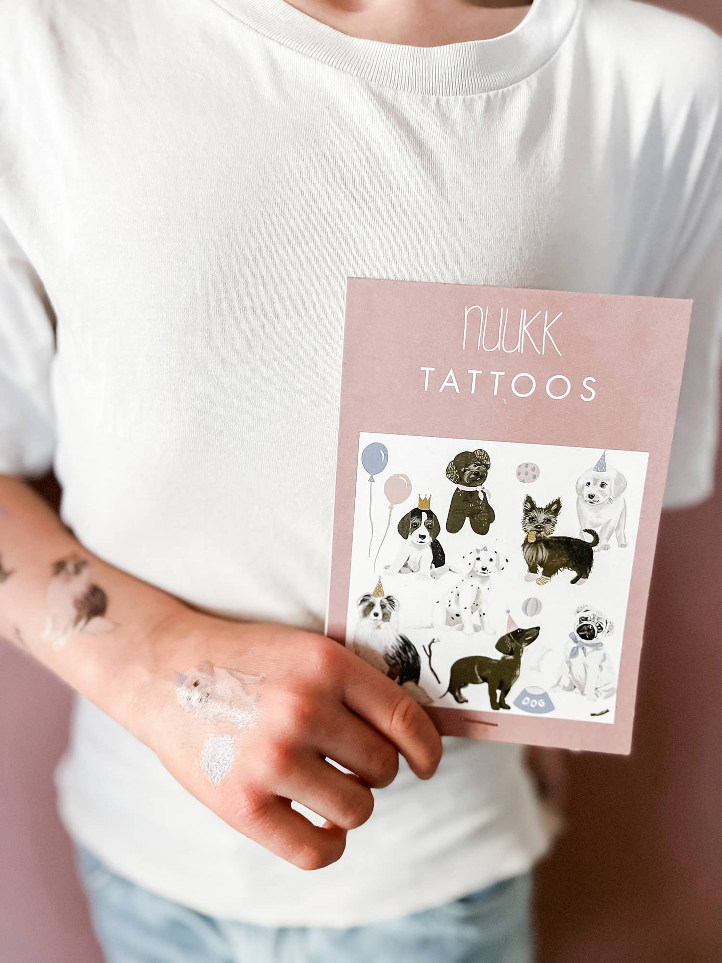 Dog Organic Temporary Tattoos