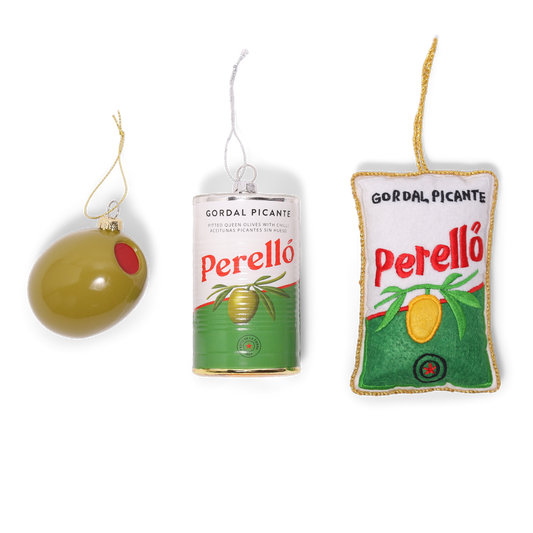 Perelló Olives Embroidered Decoration