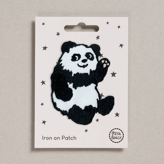 Panda Iron on Patch