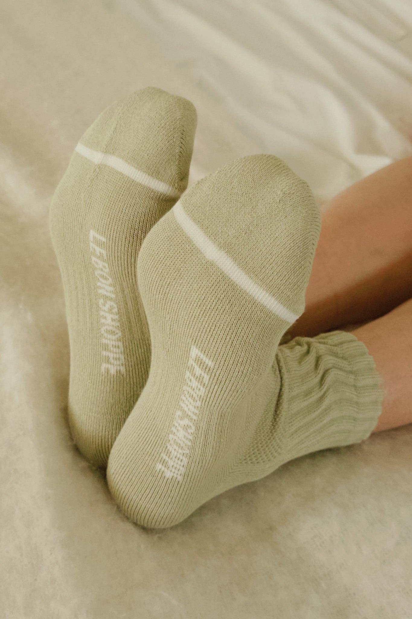Le Bon Shoppe Dried Sage Swing Socks