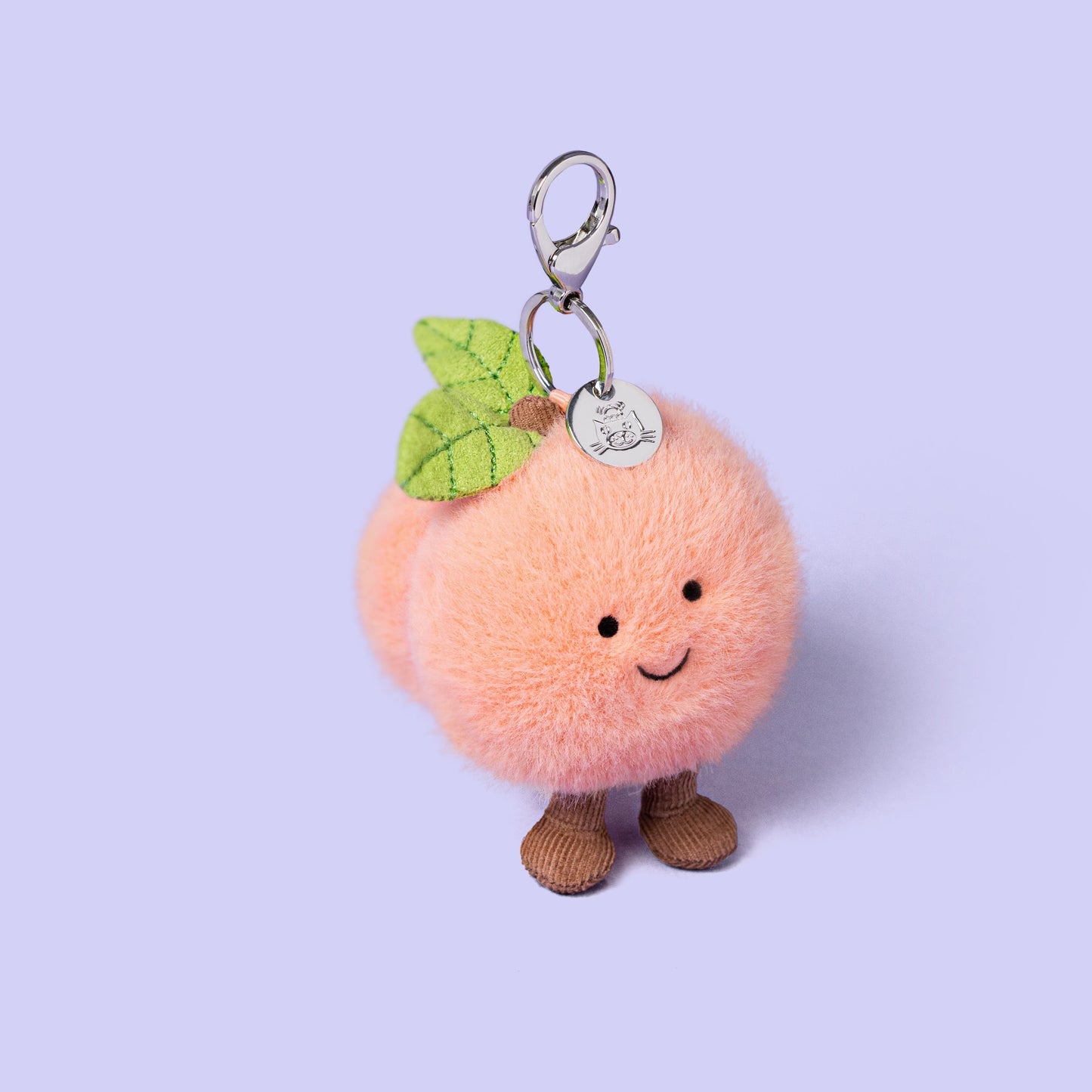 Jellycat Amuseables Peach Bag Charm
