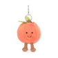Jellycat Amuseables Peach Bag Charm