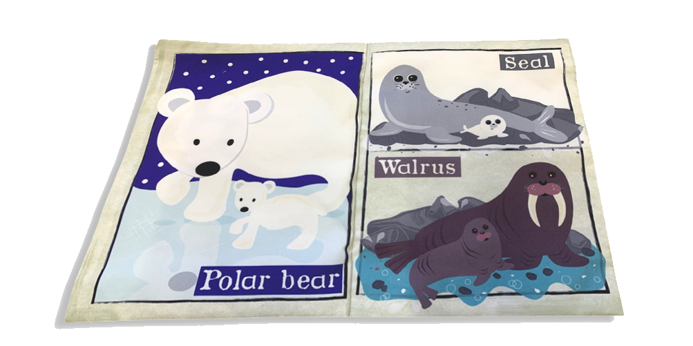 Arctic Animals Crinkly Cloth Books