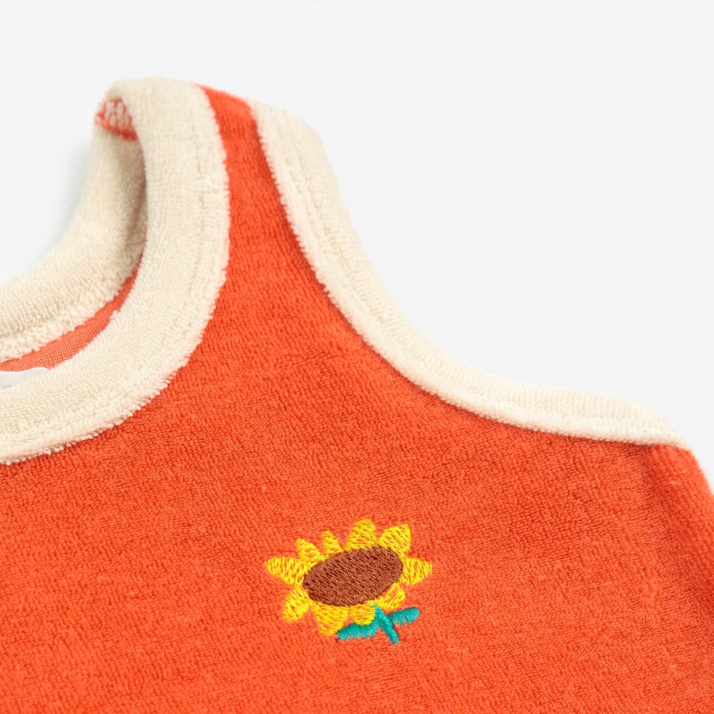 Bobo Choses Baby Sunflower Terry Cloth Tank Top