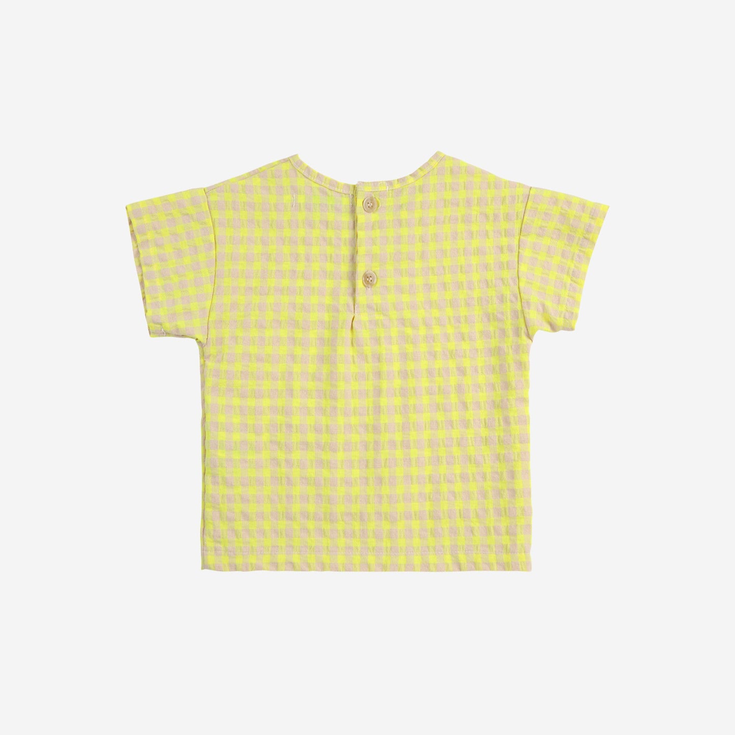 Bobo Choses Vichy Woven Top