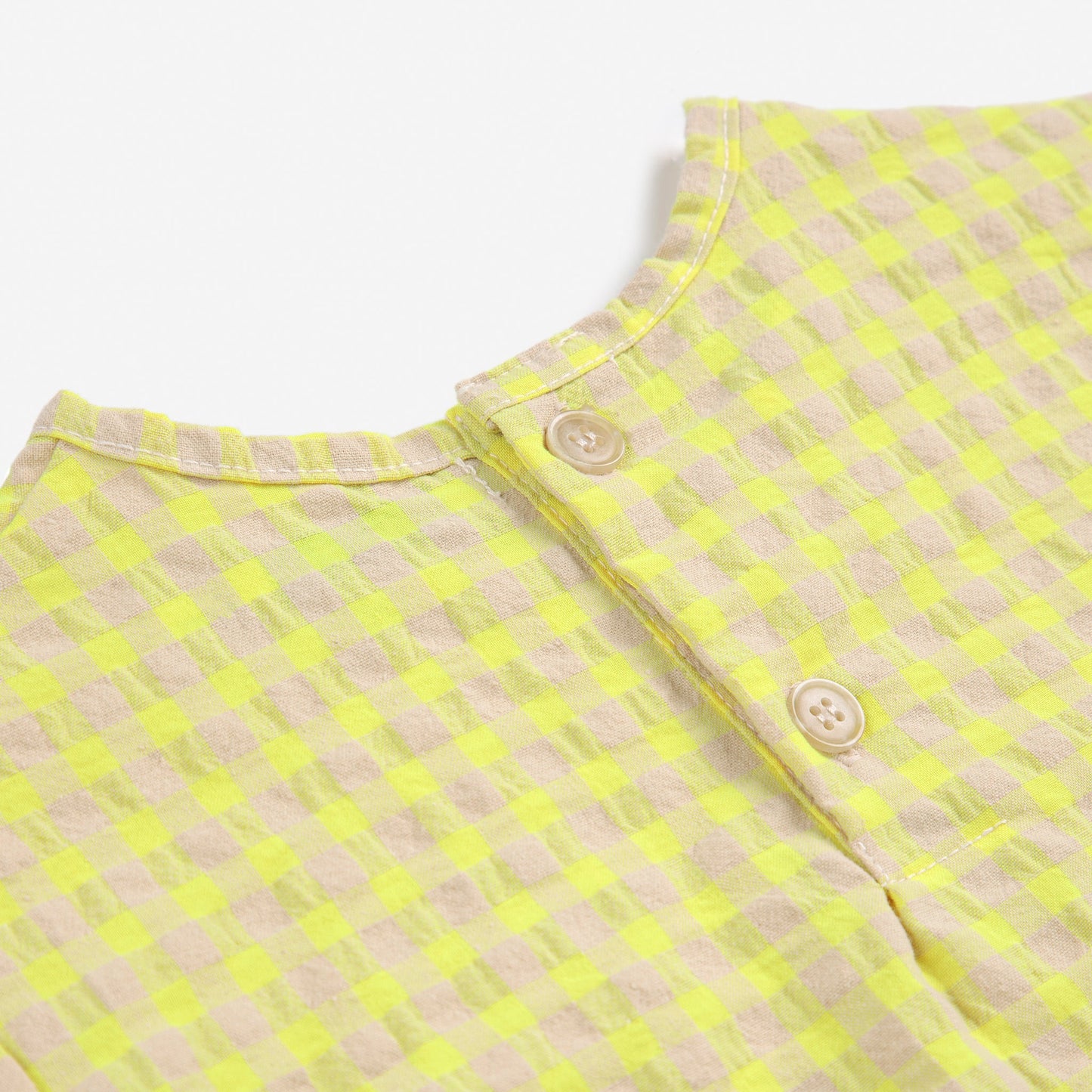 Bobo Choses Vichy Woven Top