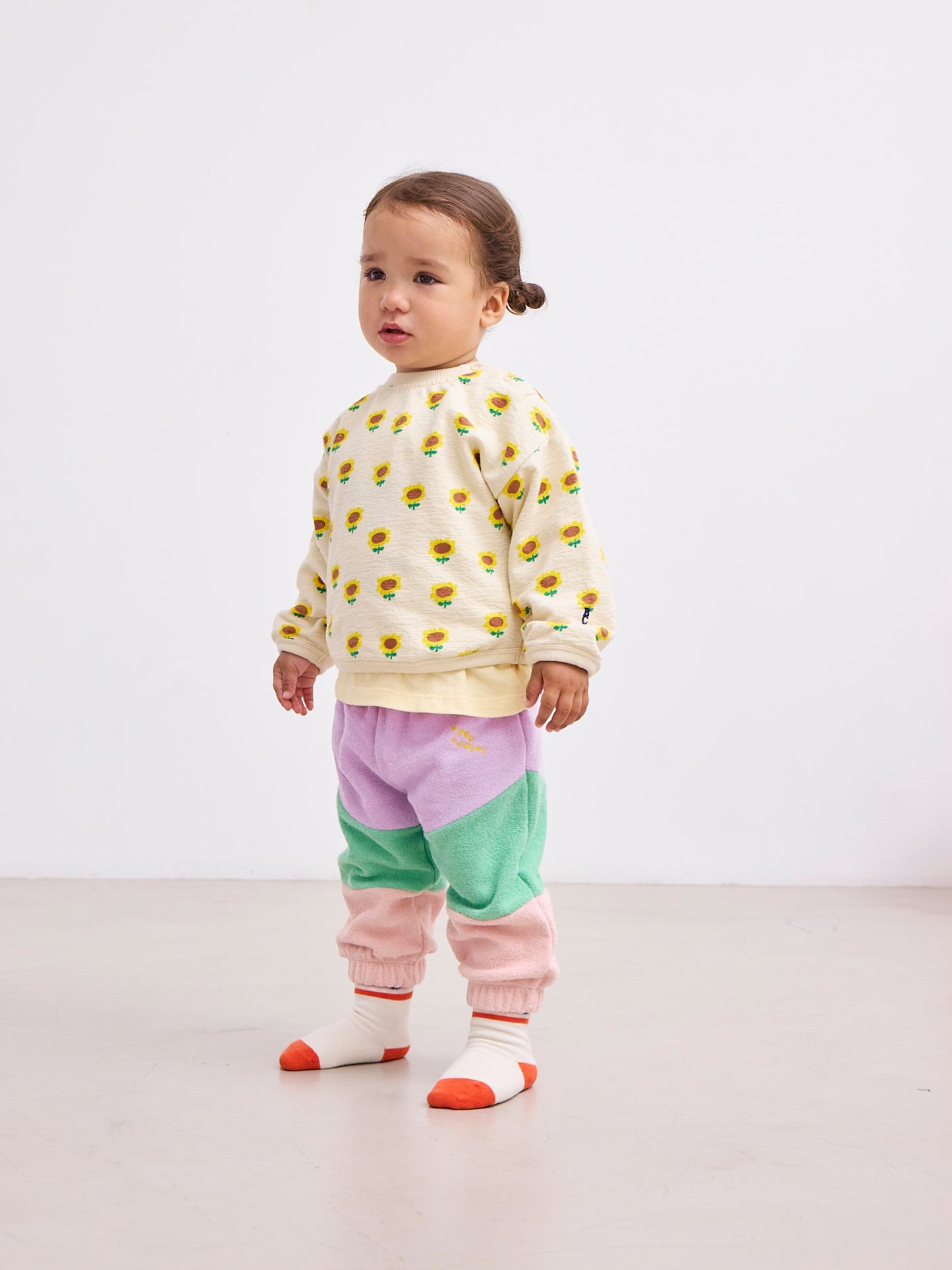 Bobo Choses Baby Lilac Colour Block Jogging Pants