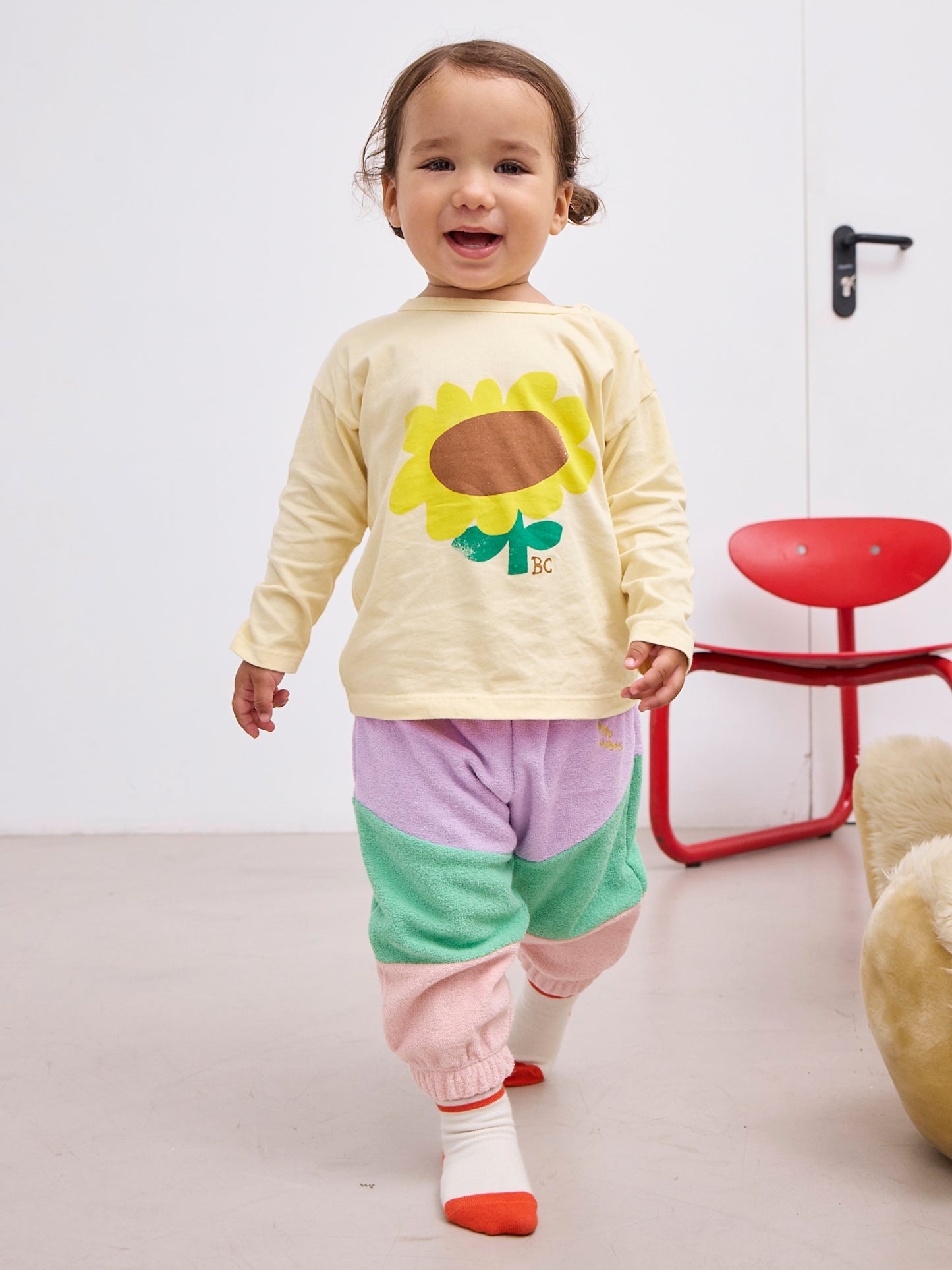 Bobo Choses Baby Lilac Colour Block Jogging Pants