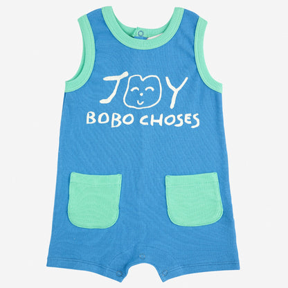 Blue Bobo choses JOY smiling playsuit
