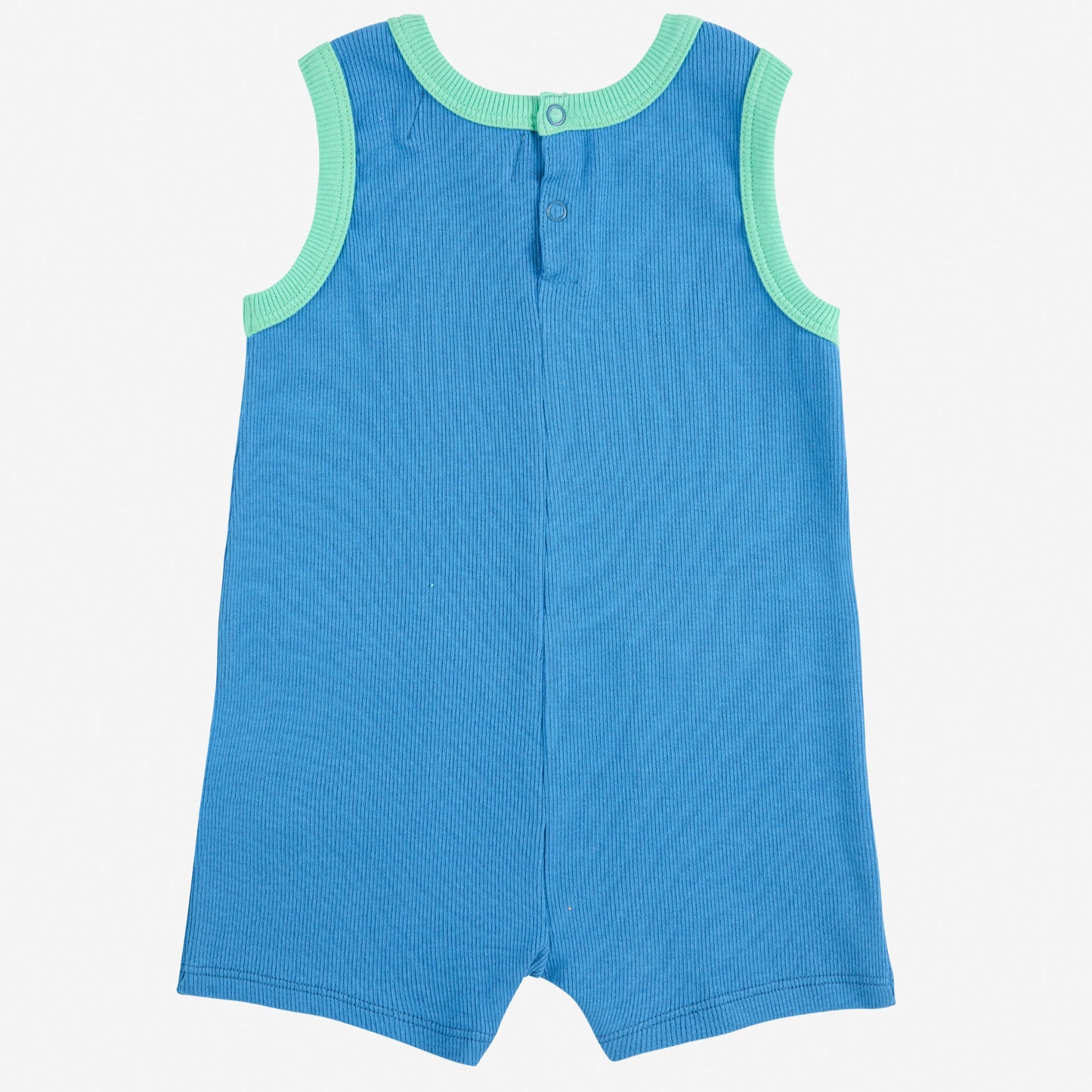 Bobo Choses Baby Smiling Blue Playsuit