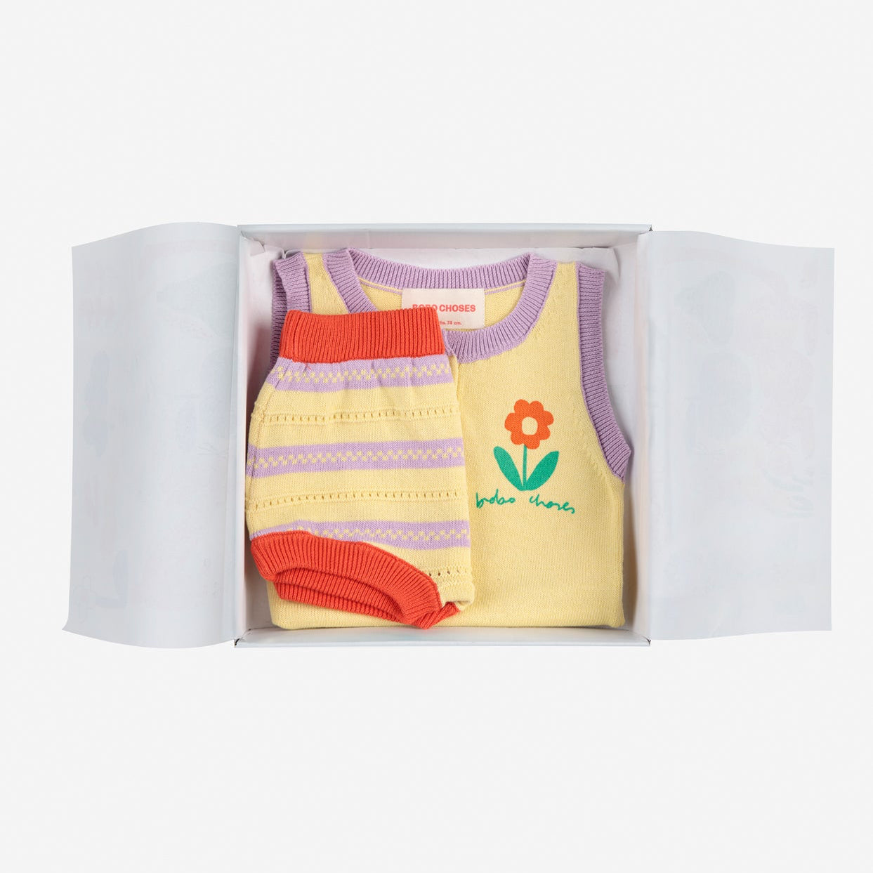 Bobo Choses Baby Flower Knitted Set