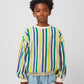 Bobo Choses Multicolor Stripes Terry Cloth Sweatshirt