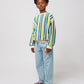 Bobo Choses Multicolor Stripes Terry Cloth Sweatshirt