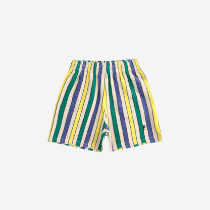 bright stripe terry cloth bermuda shorts from Bobo Choses