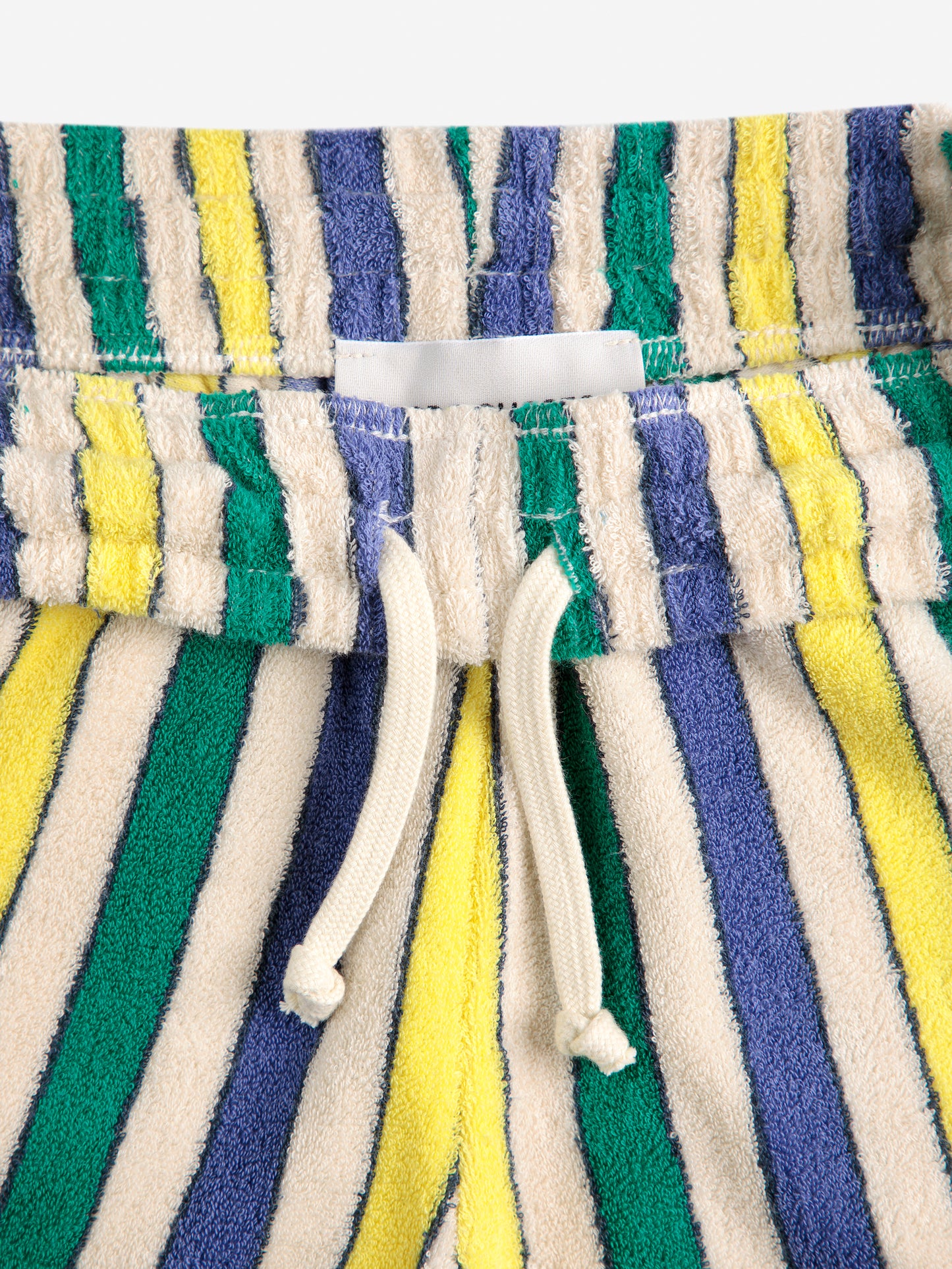 Bobo Choses Multicolor Stripes Terry Cloth Bermuda Shorts