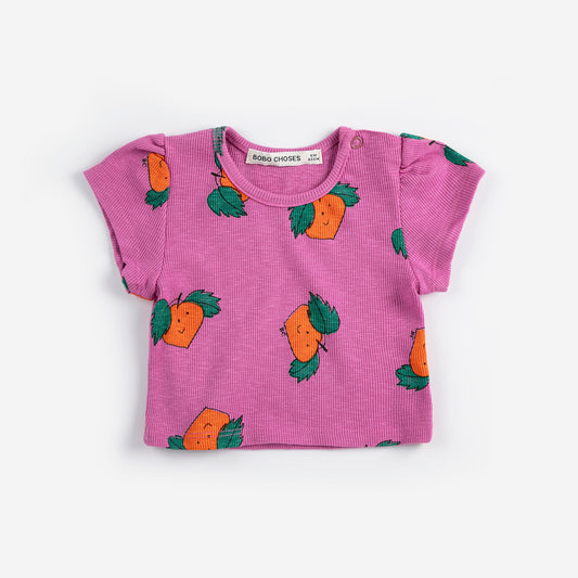Bobo Choses Baby Tangerine All Over T-Shirt