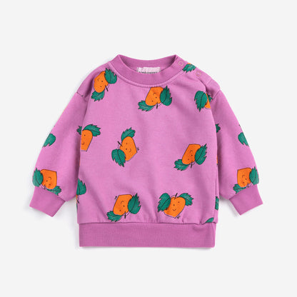 Bobo Choses Baby Tangerine All Over Sweatshirt