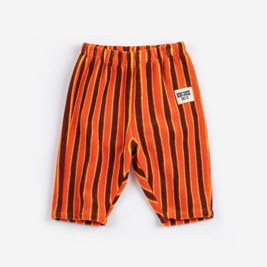 Bobo Choses Baby Striped Brick Terry Cloth Jogging Pants