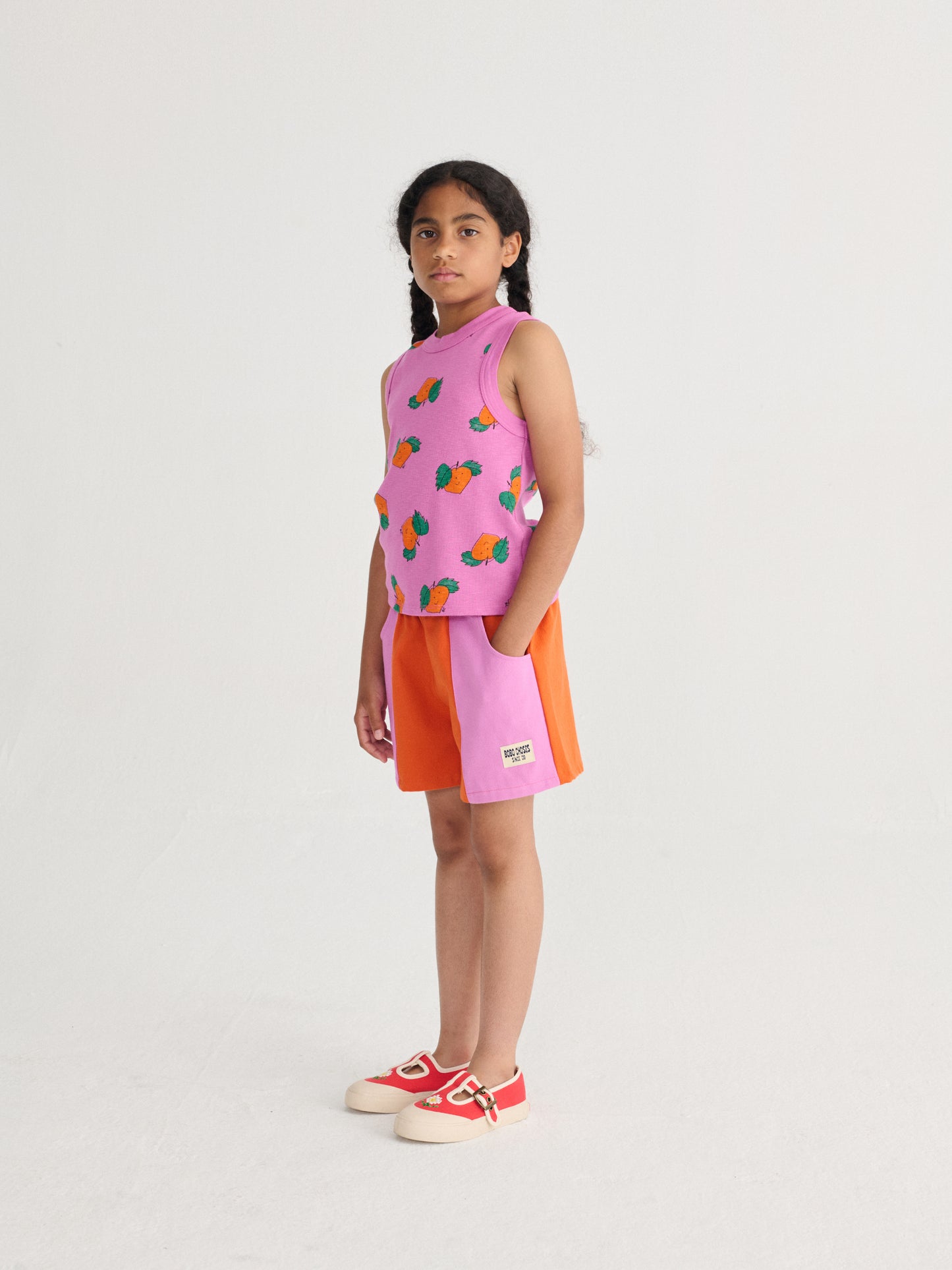Bobo Choses Tangerine All Over Tank Top