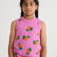 Bobo Choses Tangerine All Over Tank Top