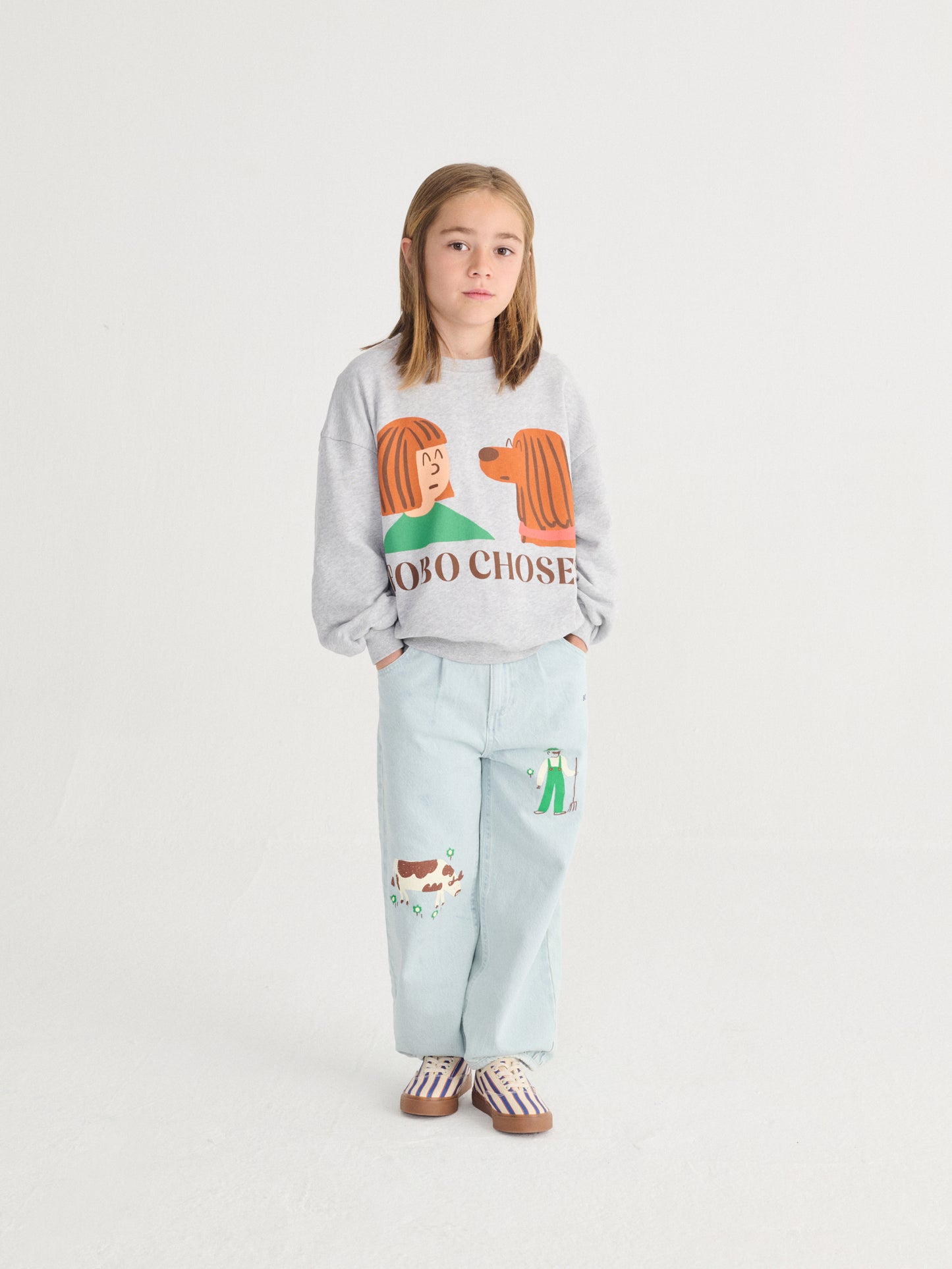 Bobo Choses Friends In A Pickle Sweatshirt