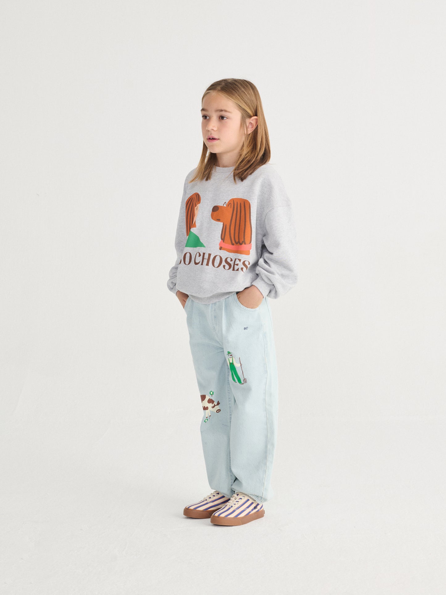 Bobo Choses Friends In A Pickle Sweatshirt