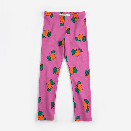 Bobo Choses Tangerine All Over Leggings
