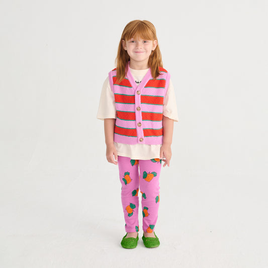 Bobo Choses Tangerine All Over Leggings