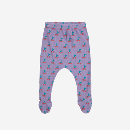 Bobo Choses Baby Cherry All Over Footed Leggings