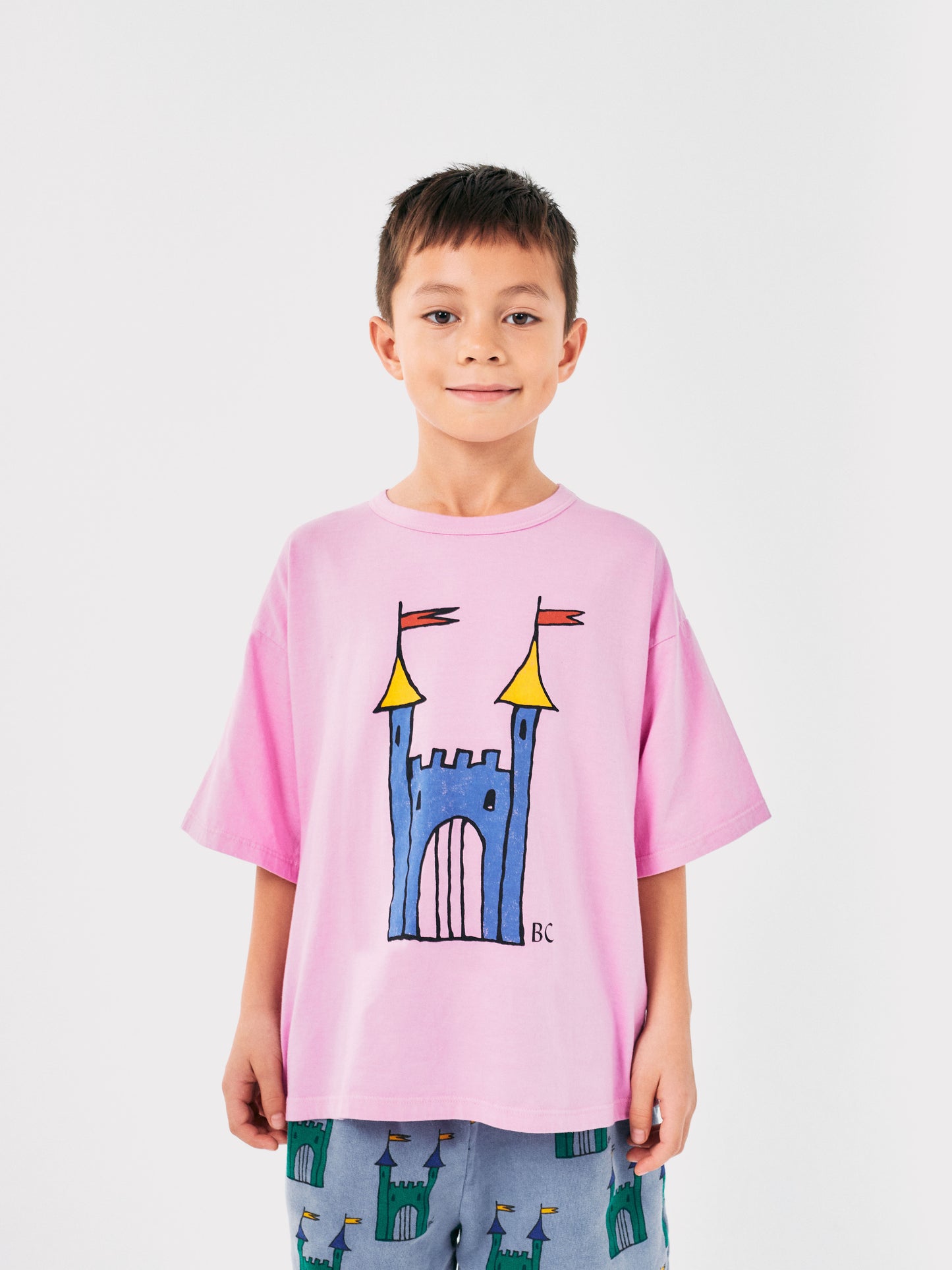 Bobo Choses Faraway Castle Short Sleeve T-Shirt