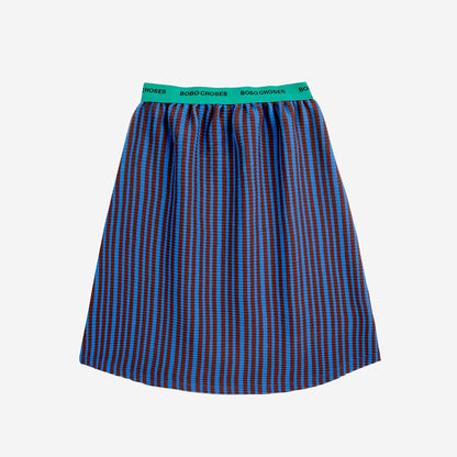 Bobo Choses Stripes Ribbed Skirt