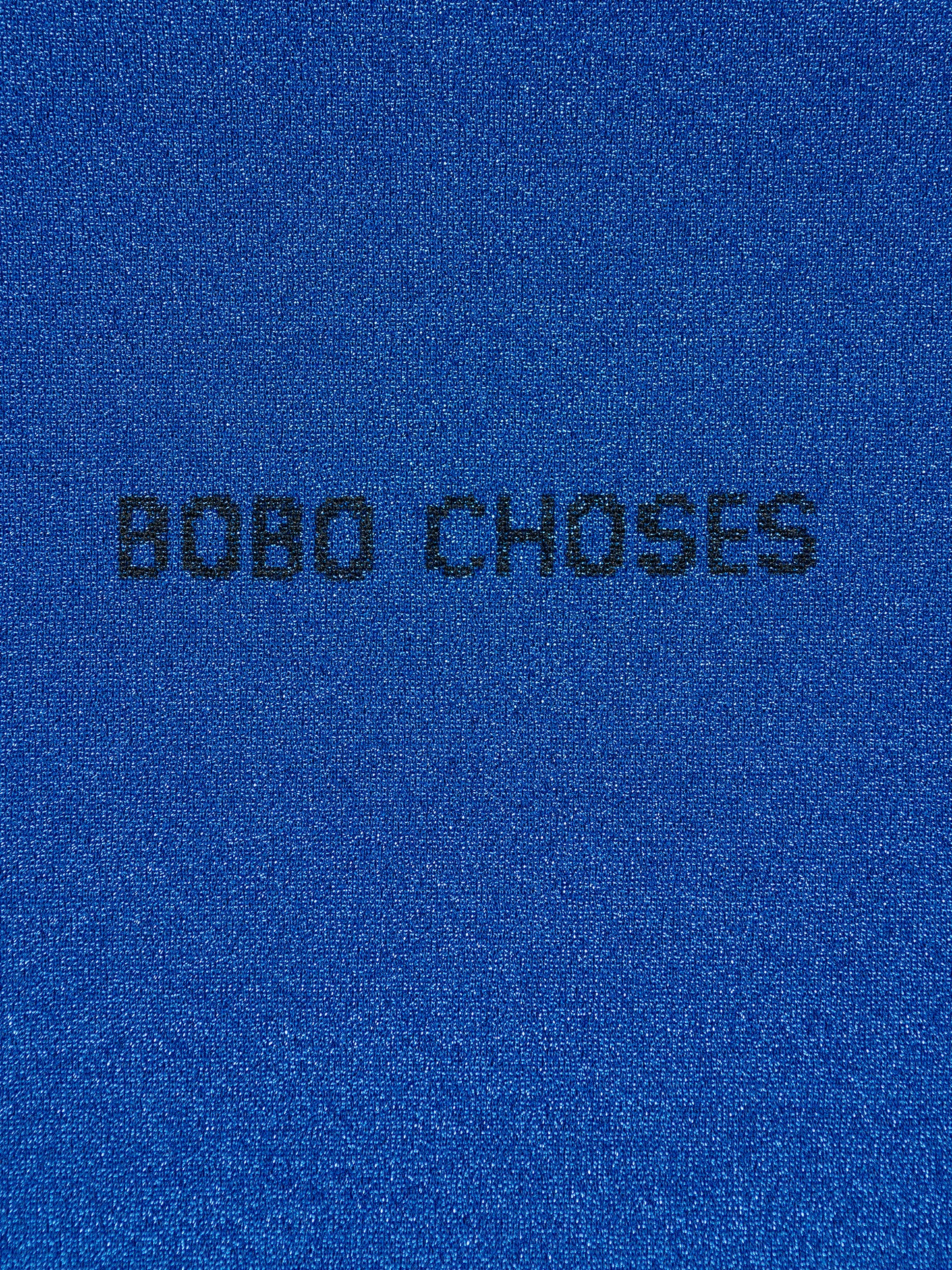 Bobo Choses Blue Glitter Turtle Neck T-shirt