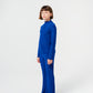 Bobo Choses Blue Glitter Flared Pants