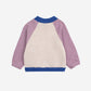 Children's sweater with a two-tone design on a white background