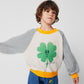 Bobo Choses Lucky Clover Raglan Sweatshirt