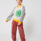 Bobo Choses Lucky Clover Raglan Sweatshirt