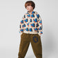 Bobo Choses Doggy Mate All Over Zipped Hoodie