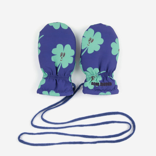 Bobo Choses Baby Lucky Clover Padded Mittens
