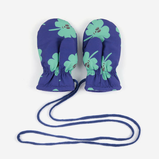 Bobo Choses Baby Lucky Clover Padded Mittens
