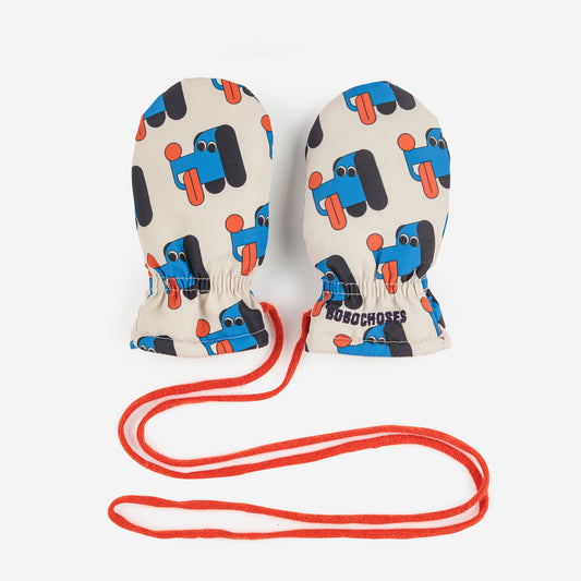 Bobo Choses Baby Doggy Mate Padded Mittens