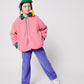 Bobo Choses Pink Colour Block Winter Cap