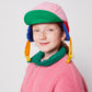 Bobo Choses Pink Colour Block Winter Cap